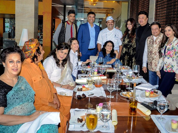 Bollywood throngs Nisha JamVwals swish sit-down lunch & panel discussion