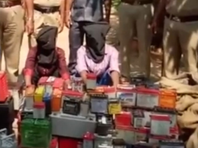 4 held for batteries theft in Hyderabad