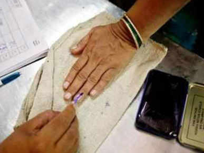 Braille voter slips for visually impaired, blind voters