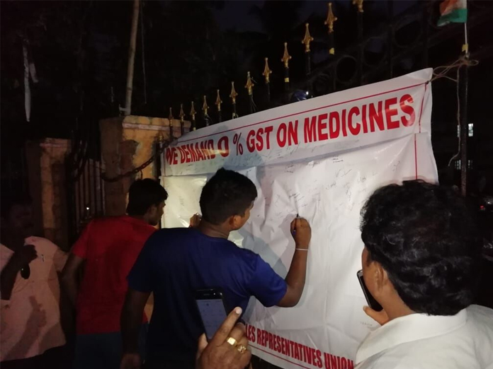 Campaign for zero GST on medicines held in Kakinada