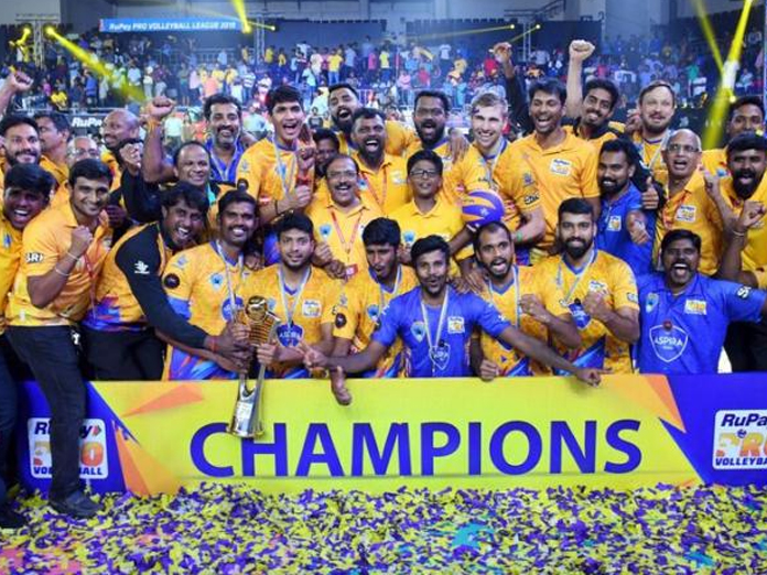 Chennai Spartans beat Calicut Heroes to win inaugural Pro Volleyball League title