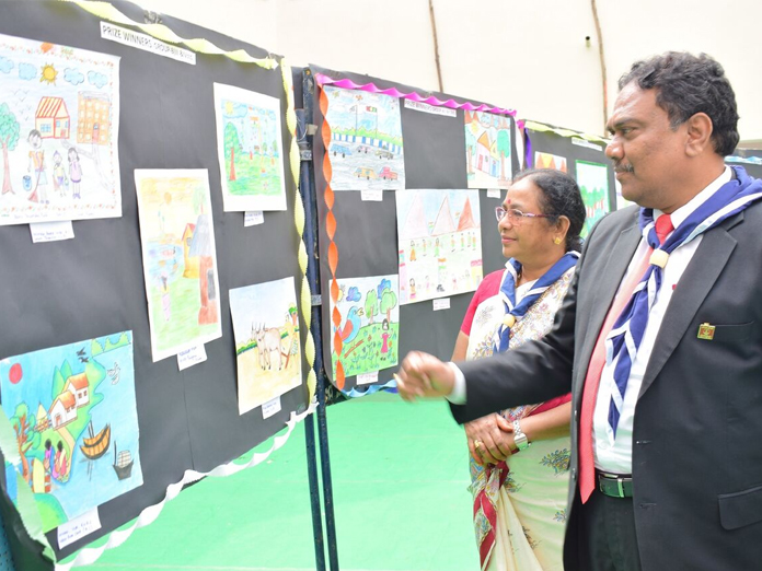 ONGC ED D M R Sekhar inaugurates Art Expo