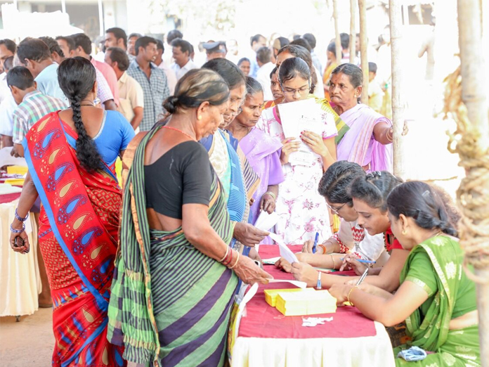 Mega eye camp organised in kakinada