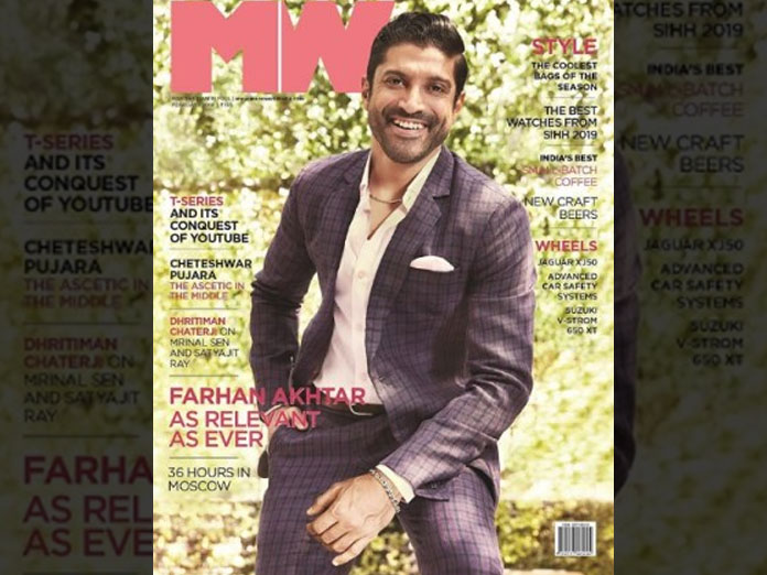 Farhan Akhtar on MW Cover