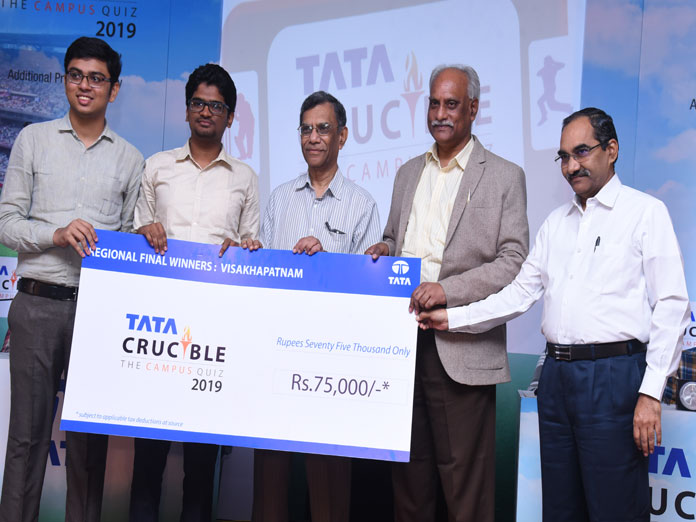 GITAM students win Tata Crucible Business quiz