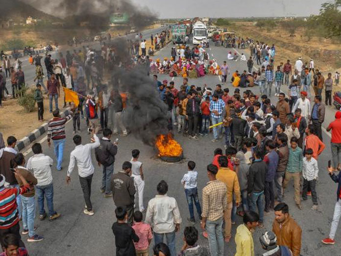 Quota agitation by Gujjars turns vicious