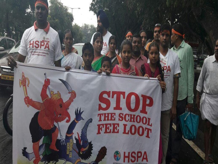 HSPA raises a stink over collection of capitation fee by Sloka school