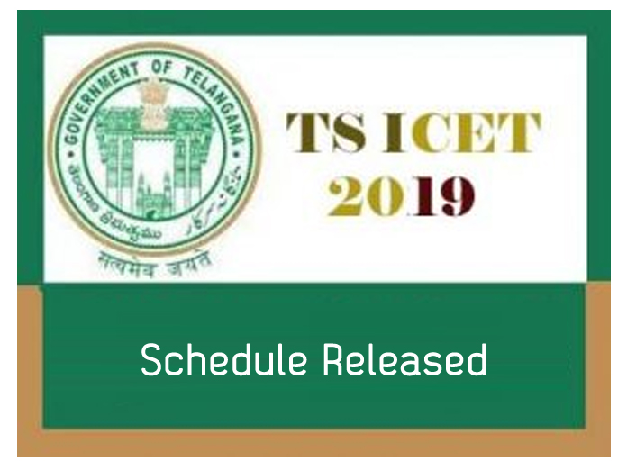 TS ICET 2019 schedule released