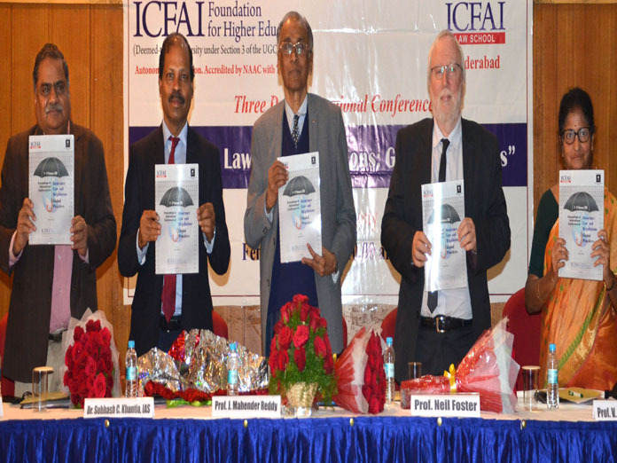 ICFAI organises three-day international conference on insurance law