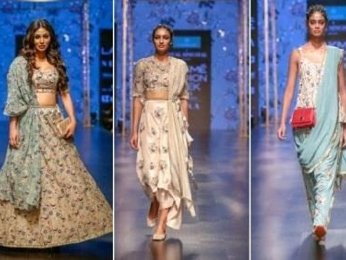 Stylish Confluence By Payal Singhal AT LFW 2019
