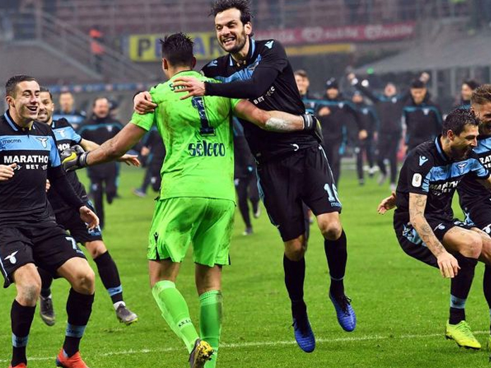 Lazio shoot inter down in Italian Cup quarters