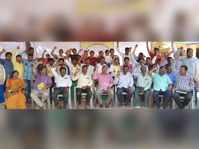 Regularisation of RWS engineers demanded at Ongole