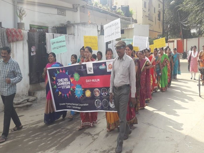Shehri Samridhi Utsav rally by SHGs SLF