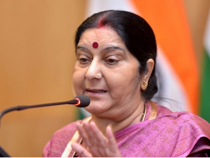 Sushma Swaraj raises Pulwama attack with China