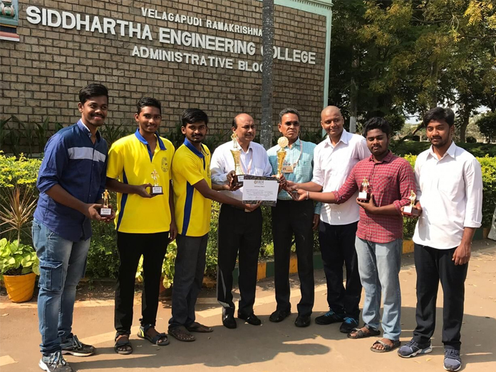 Siddhartha TT team wins first place at Amaravati
