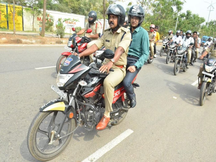 Wear helmets for safety: Collector
