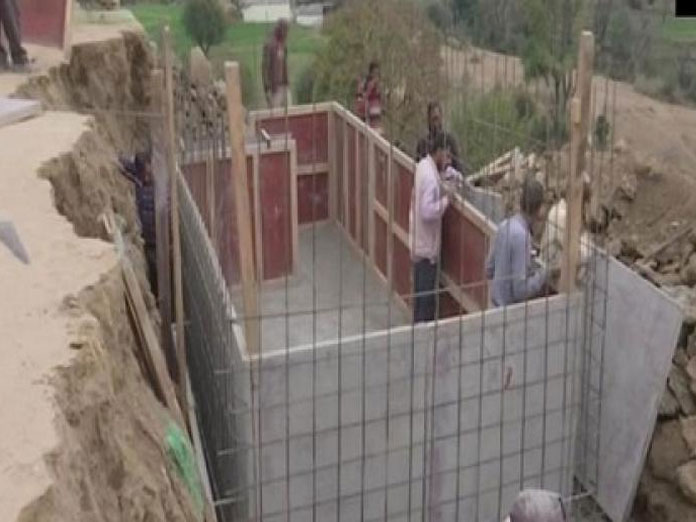 Community bunkers being built for safety of locals along LoC in J-Ks Rajouri