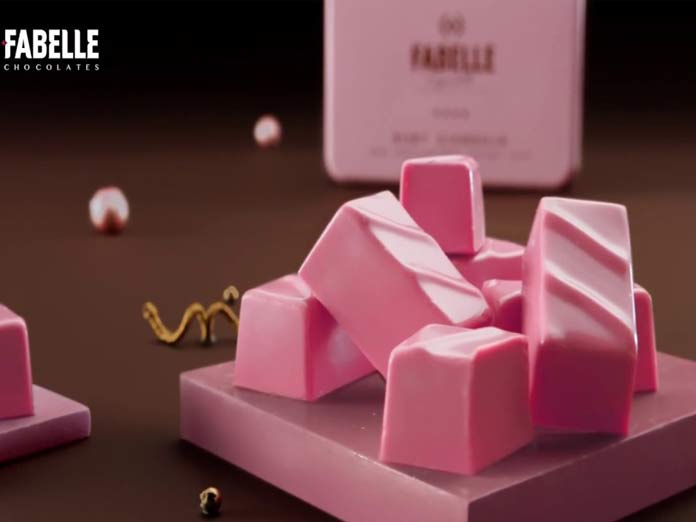 Express your love with rare ruby chocolate!