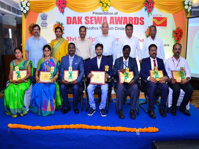Dak Seva awards presented to postal staff