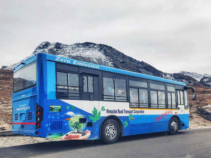 Electric buses to ply in Shimla