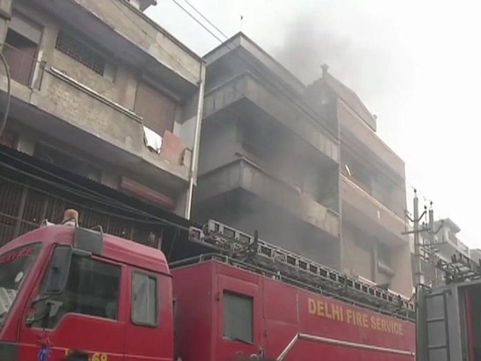Fire breaks out in Delhi shoe factory