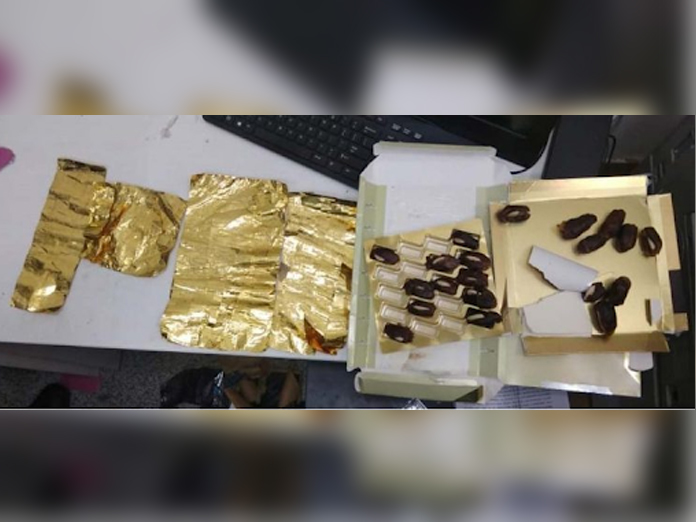 Gold worth Rs 19 lakh seized at Hyderabad airport