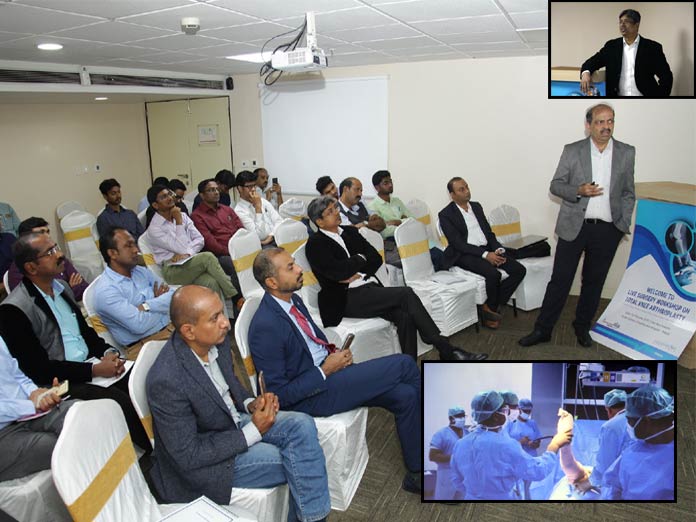 Live Knee replacement surgery performed live at Columbia Asia Hospital Hebbal