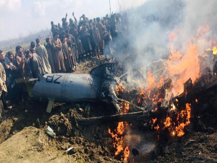 IAF MiG jet crashes in Budgam (Kashmir), two bodies found at crash site