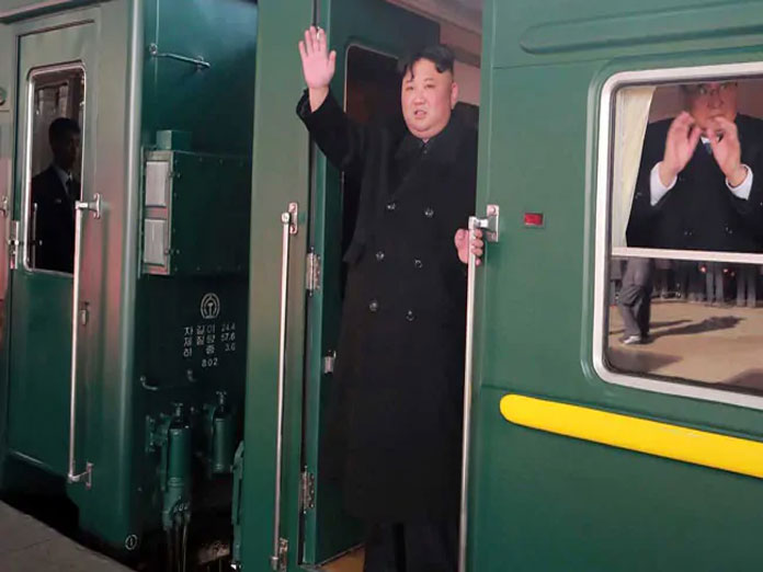 Kim Jong Un takes a 60-hour journey in armoured train to Vietnam