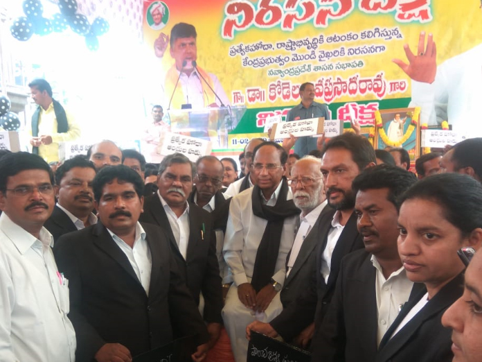 Kodela, Nannapaneni launched deekshas in Guntur district