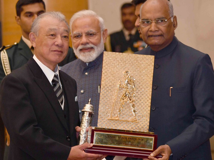 President Kovind presents Gandhi Peace Prize; hailed Gandhi as a visionary