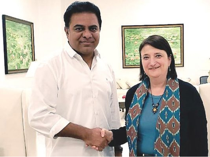 KTR hold talks with US Consul General over arrest of Telugu students