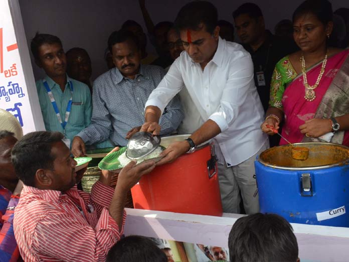 KTR  inaugurates developmental works