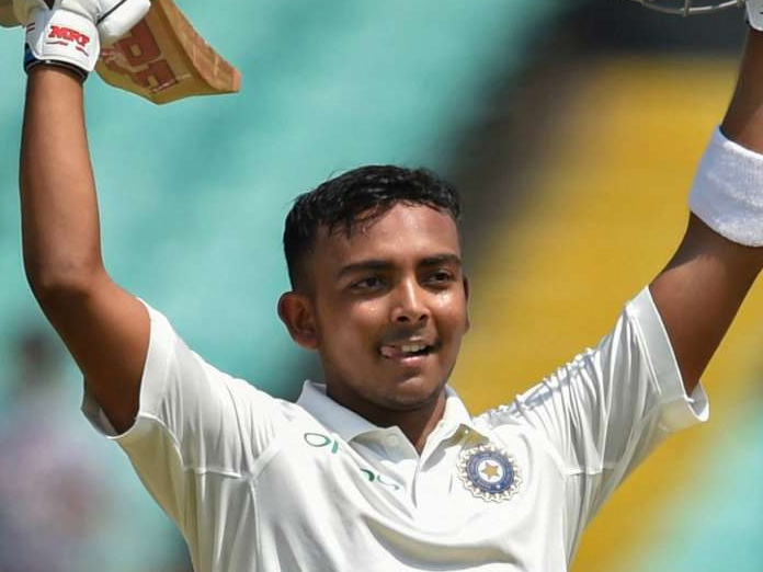 Indias next Sachin Tendulkar Prithvi Shaw returns to training after ankle injury