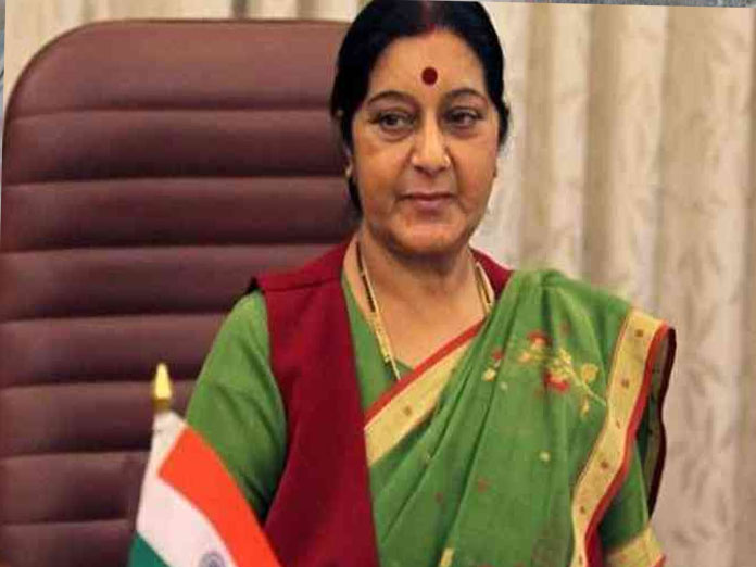 Political leaders greet Sushma Swaraj on her 67th birthday