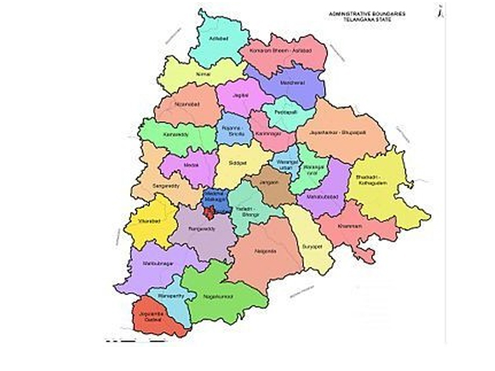 Telangana to have 33 districts from tomorrow