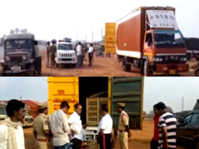 Truck with mobile phones hijacked in Nellore