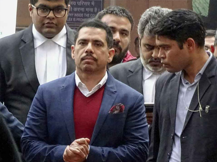Vadra appears before ED in money laundering case