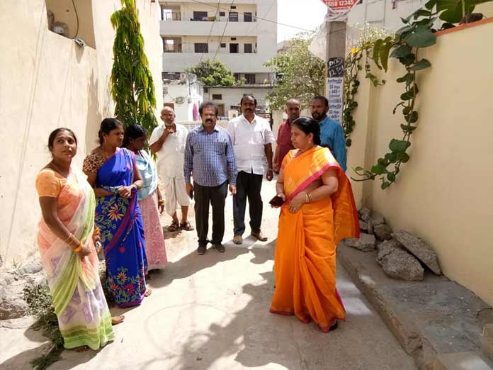 Corporator undertakes padayatra