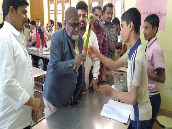 Science exhibition held at Gurukul