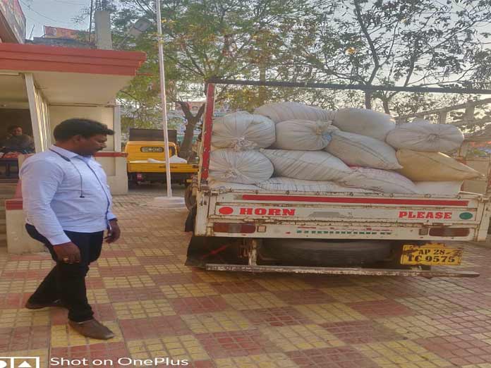 30 quintals of PDS rice seized; two held