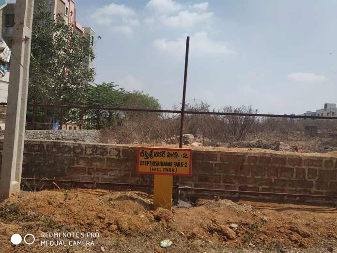 Land meant for school encroached