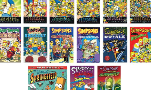 Simpsons now in comics