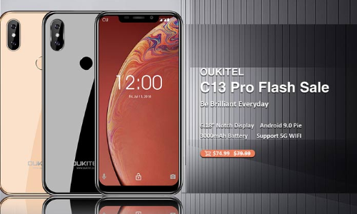 OUKITEL C13 Pro Displays iPhone XS Style Beautiful Design, Flash Sale at just $74.99
