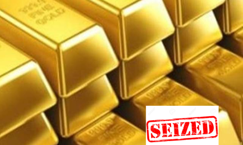 3 kg gold seized at Shamshabad Airport