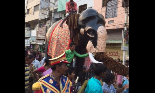 Durga temple needs an elephant: Ex-mayor Dr Jandhyala Sankar