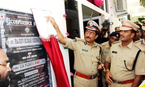 IGP Rajeev Kumar Meena inaugurates new meeting hall