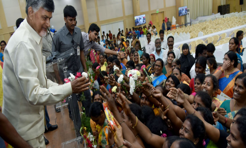 Gender equality always top on our agenda: Chandrababu Naidu