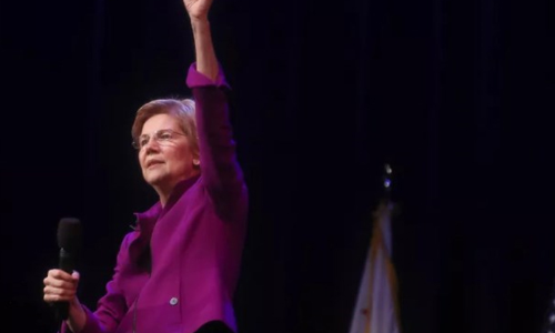 Elizabeth Warren takes on Amazon, Facebook and Google at a Campaign Event