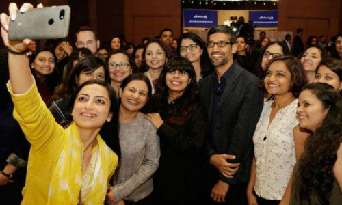 Google CEO in Mumbai to celebrate Women\s Day